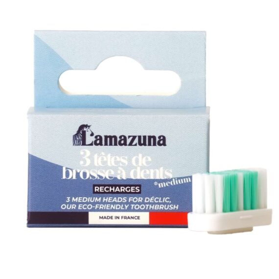 Recambio de 3 Cabezales de Cepillo de Dientes