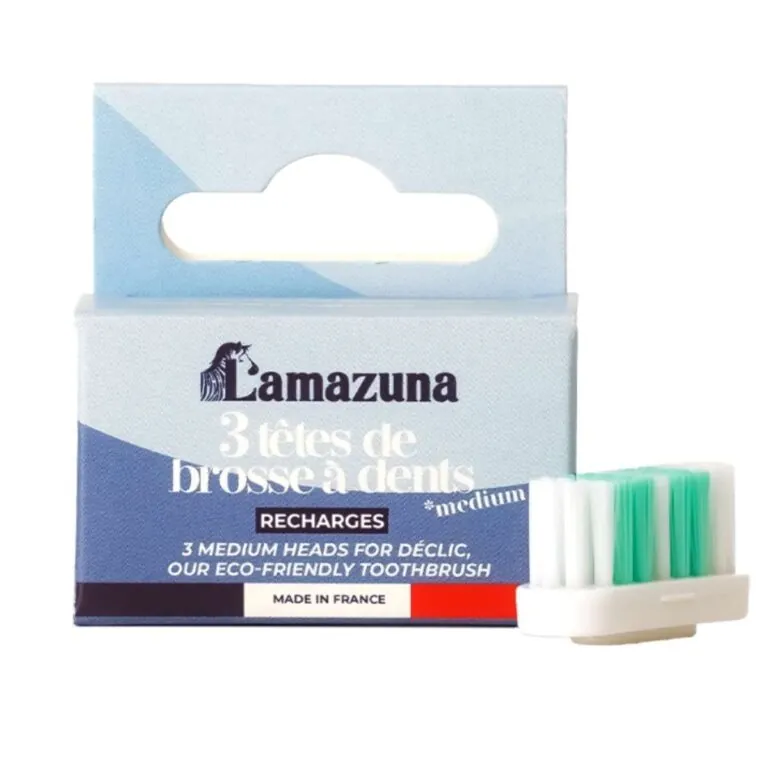 Recambio de 3 Cabezales de Cepillo de Dientes