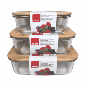 Tres tápers con etiqueta