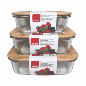 Tres tápers con etiqueta