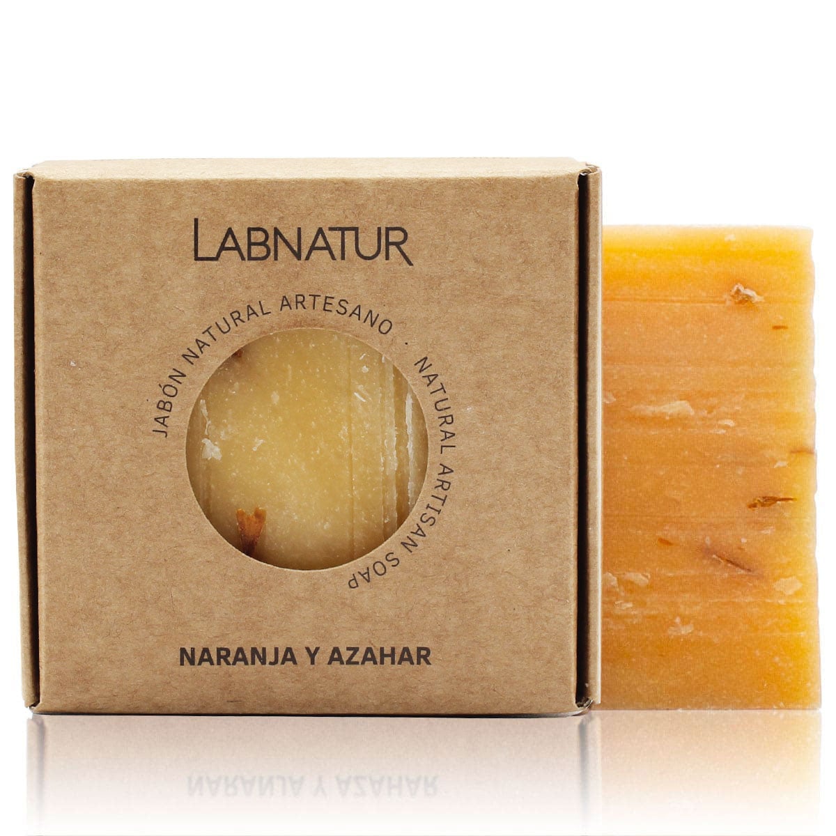 LABNATUR JABON NATURAL PREMIUM 100gr NARANJA Y AZAHAR