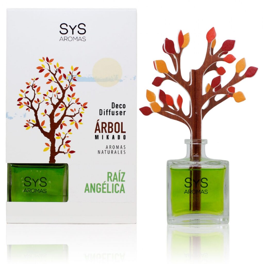 SYS AMBIENTADOR SYS DIFUSOR ARBOL raiz angelica 90ml.