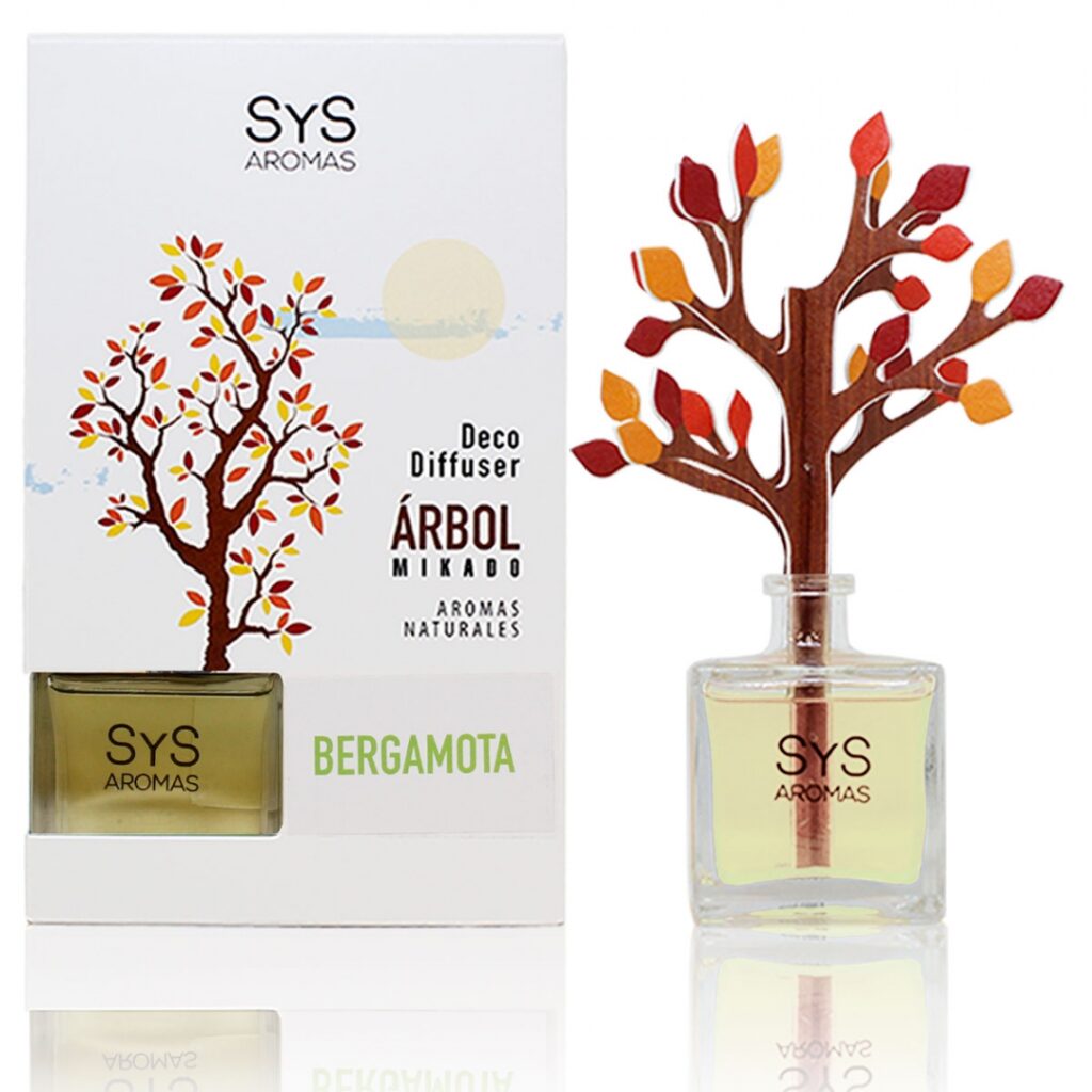 SYS AMBIENTADOR SYS DIFUSOR ARBOL bergamota 90ml.
