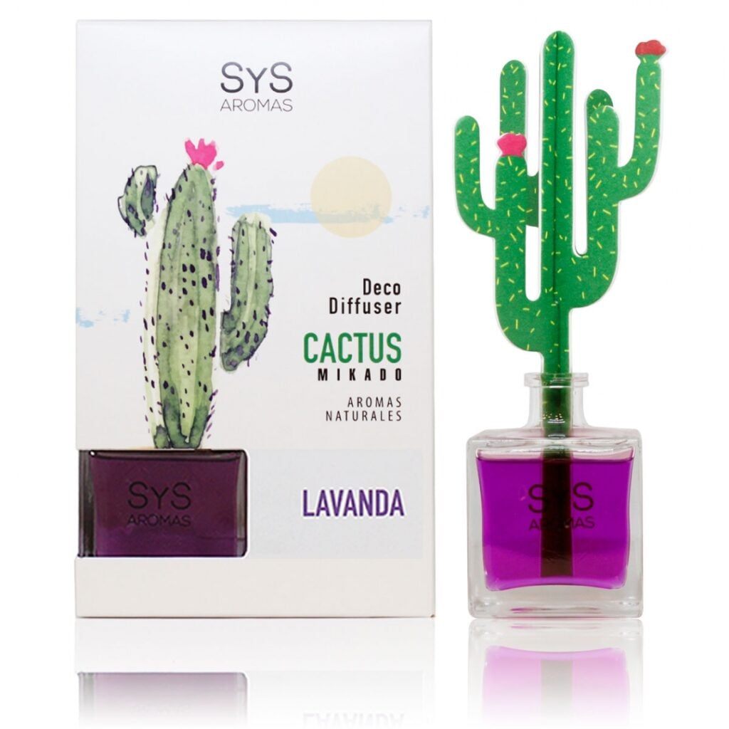 SYS AMBIENTADOR SYS DIFUSOR CACTUS lavanda 90ml