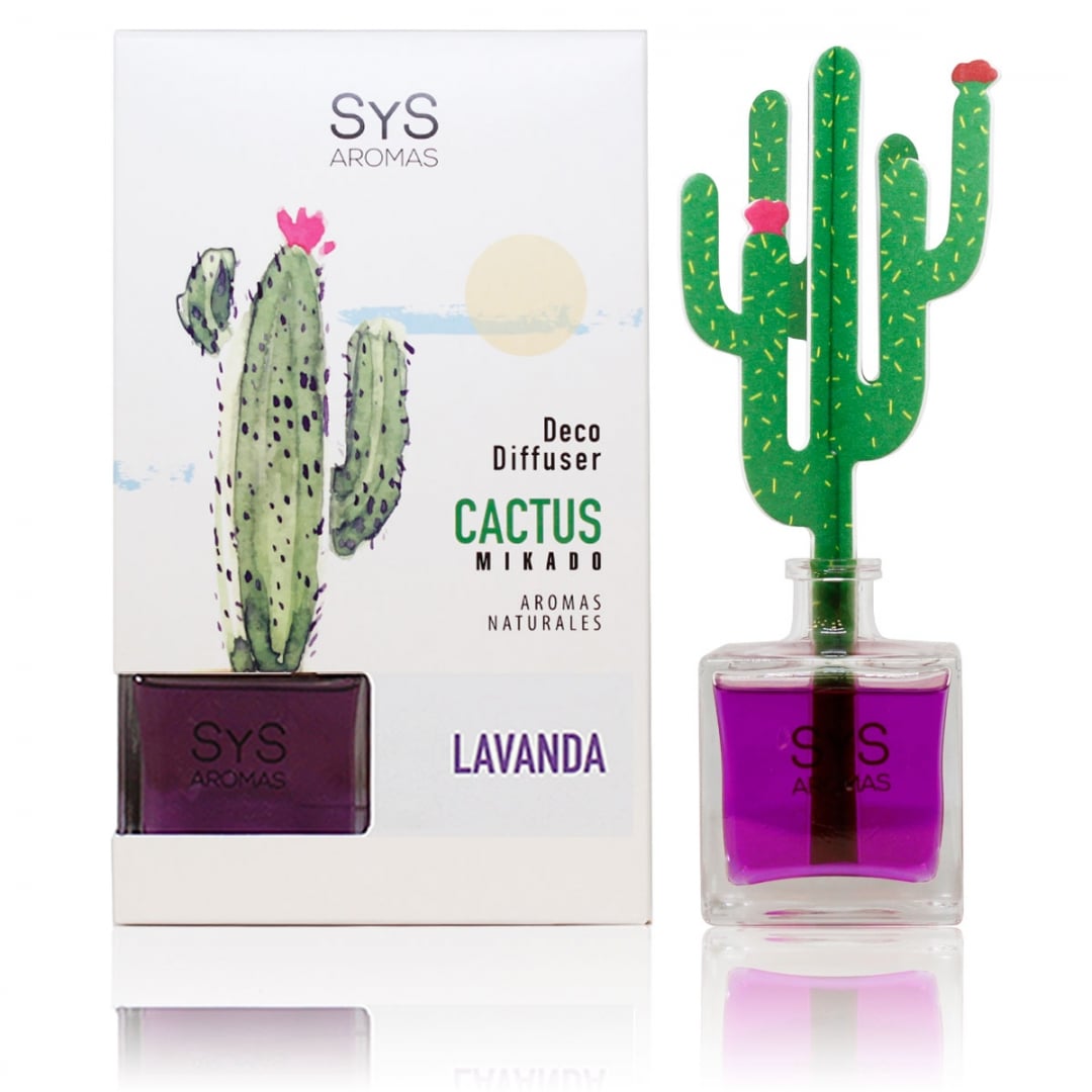 SYS AMBIENTADOR SYS DIFUSOR CACTUS lavanda 90ml