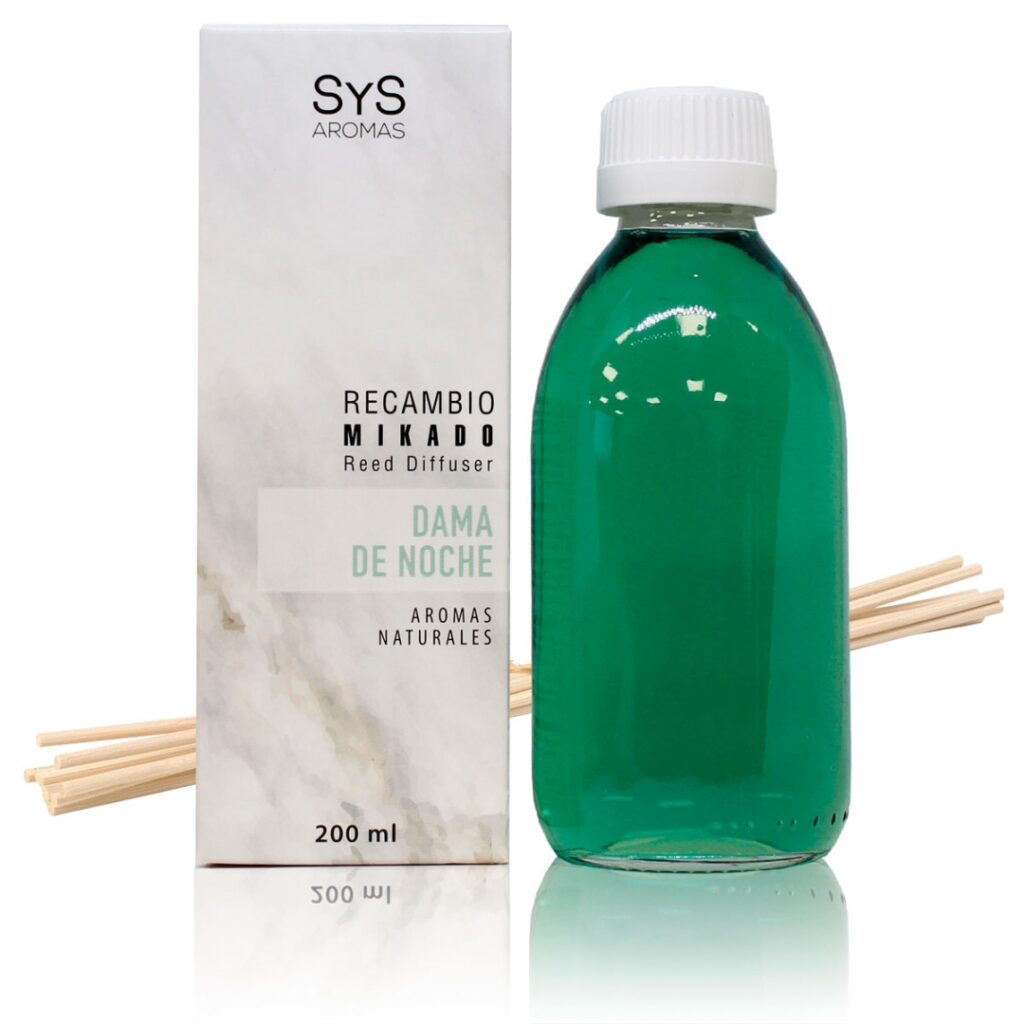 SYS RECAMBIO MIKADO dama noche 200ml+PALOS