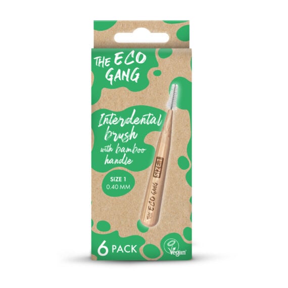 Cepillo Interdental de Bambú Nº1 0,4 mm The Eco Gang (6 Uds)