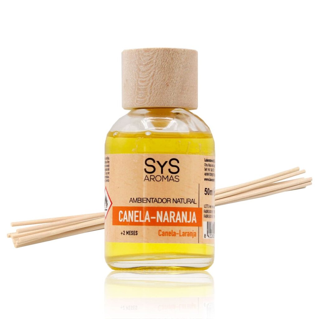 ambientador mikado canela y naranja 50 ml - sys