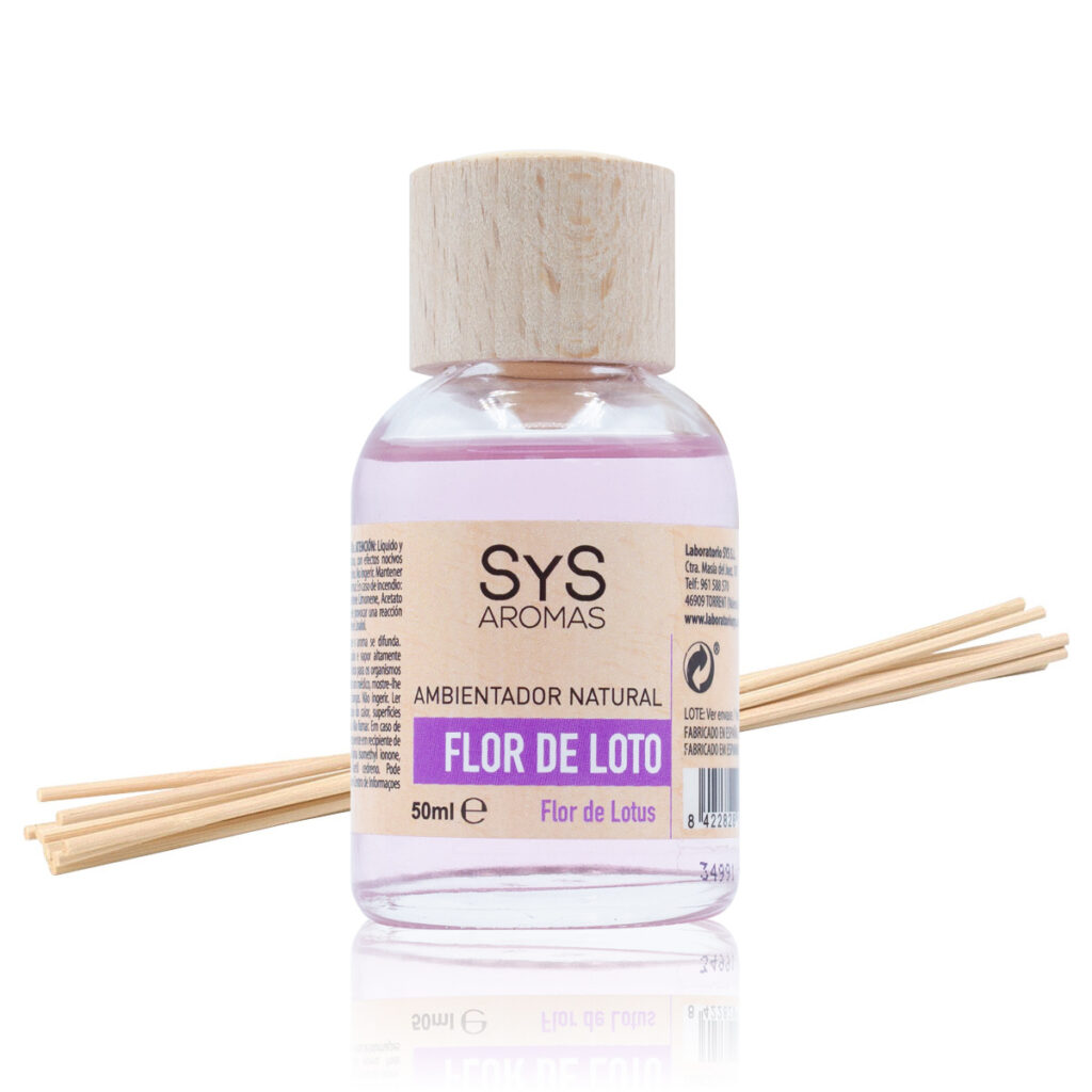 ambientador mikado flor de loto 50 ml - sys