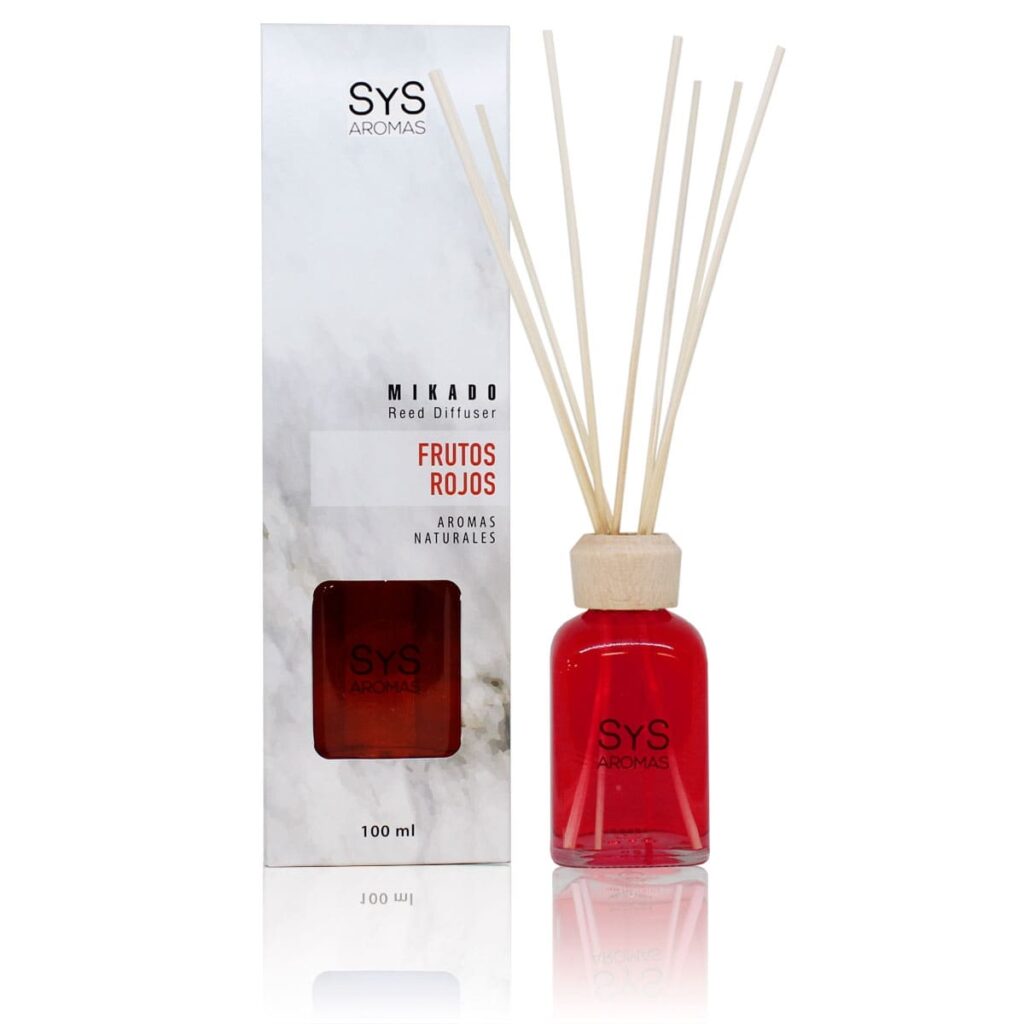 mikado frutos rojos 100 ml colección mármol - sys