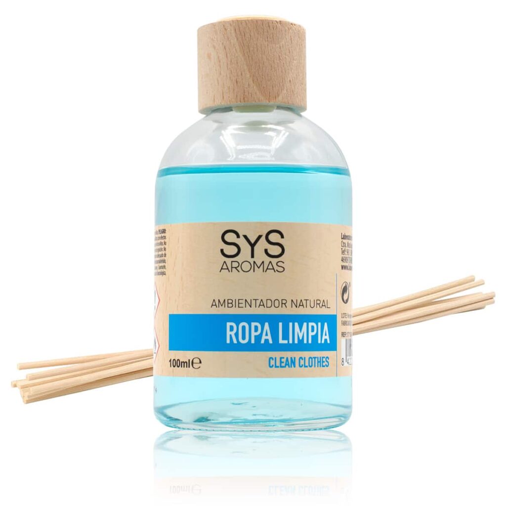 ambientador mikado ropa limpia 100 ml - sys