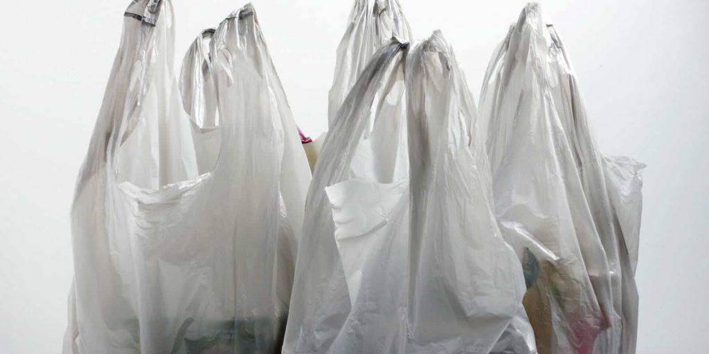 Varias bolsas de plástico