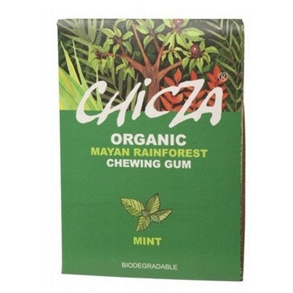 chicle organico biodegradable de menta chicza