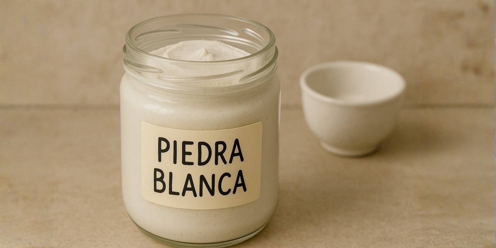 como hacer piedra blanca casera