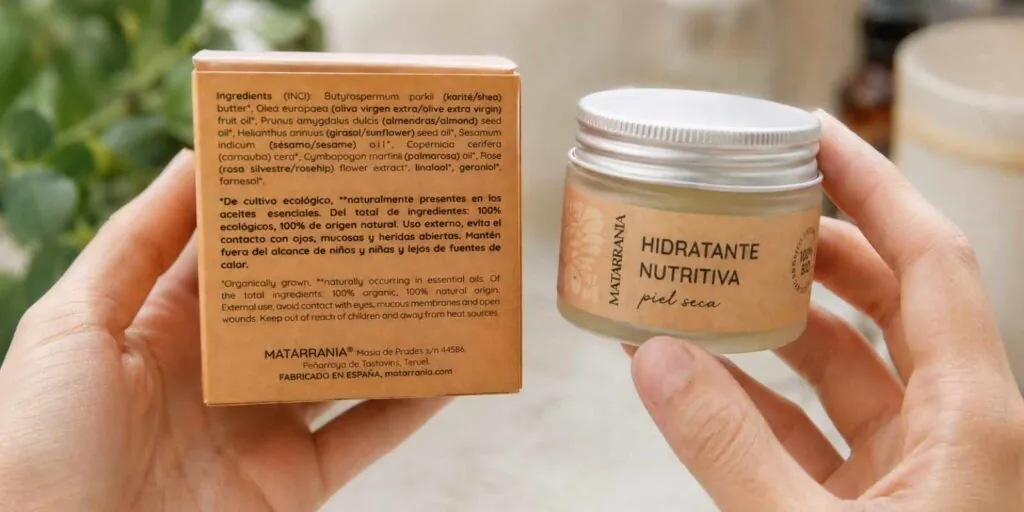 cosmética ecológica libre de parabenos