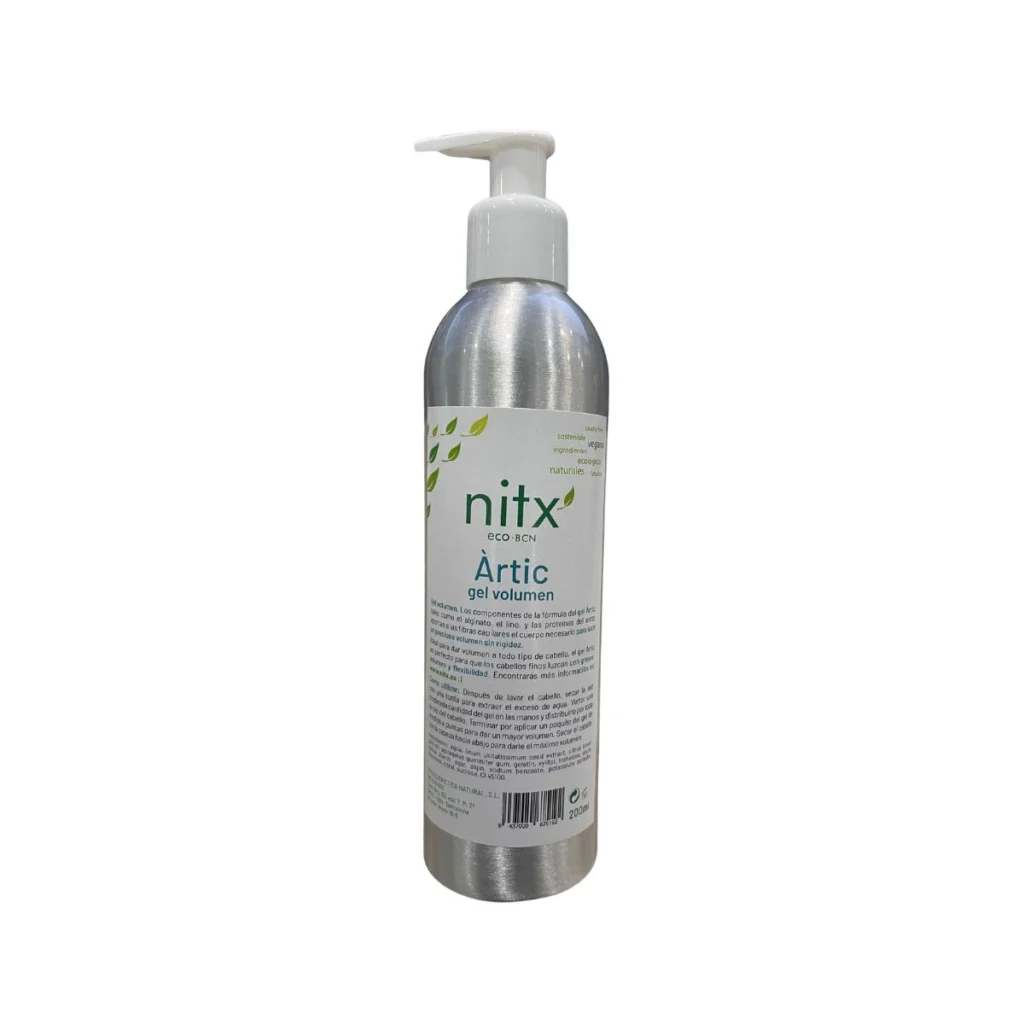 Gel de volumen para todo tipo de cabello, envase de aluminio