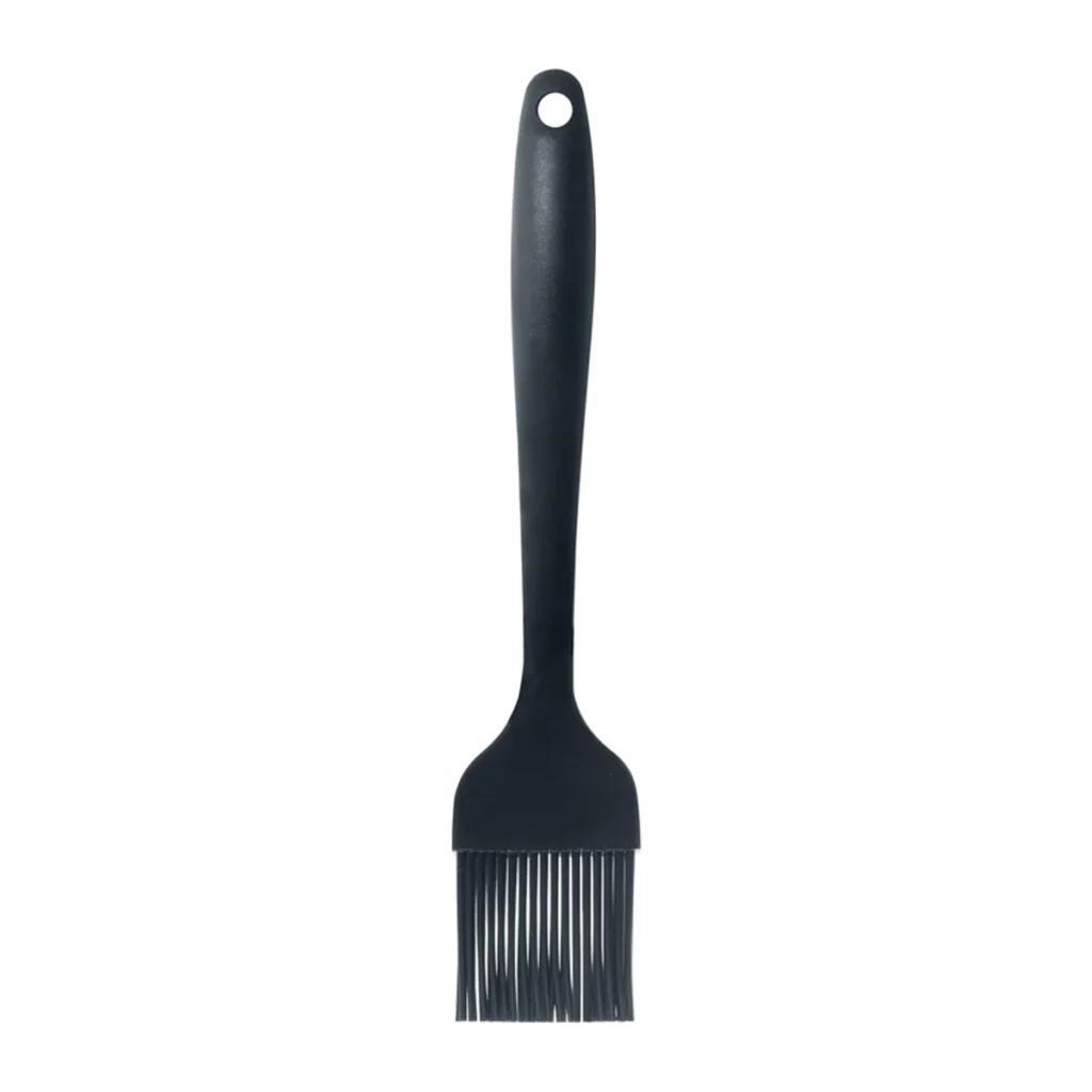 pincel de silicona para cocina negro de 26 cm con orificio para colgar ibili
