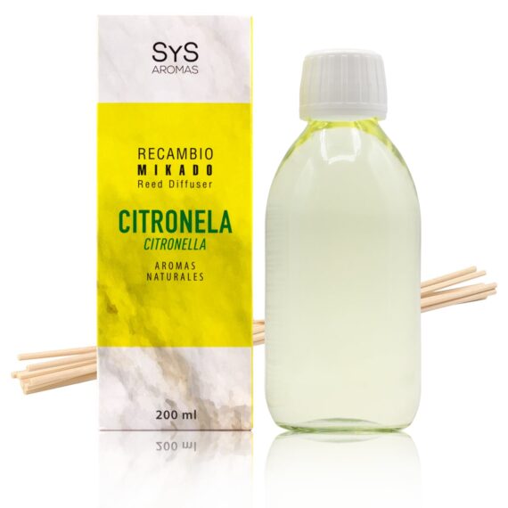 Recambio Mikado con Varillas 200 mL - SYS - Citronela