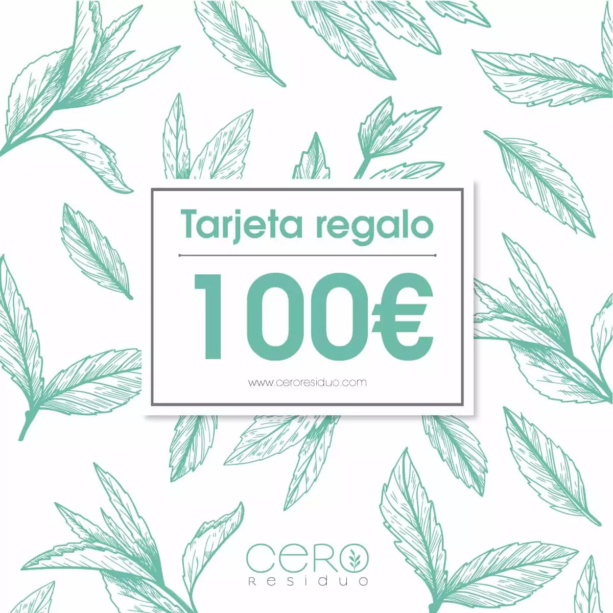 Tarjeta Regalo Cero Residuo valor 100€